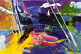 Leroy Neiman Jour du Soleil painting